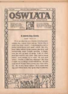 Oświata: bezpłatny dodatek tygodniowy do "Gazety Polskiej" 1931.12.06 R.19 Nr49
