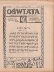 Oświata: bezpłatny dodatek tygodniowy do "Gazety Polskiej" 1932.02.21 R.20 Nr8