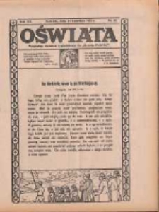 Oświata: bezpłatny dodatek tygodniowy do "Gazety Polskiej" 1932.04.24 R.20 Nr17