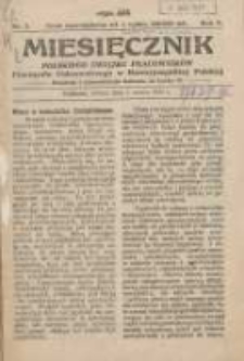Miesięcznik Polskiego Związku Pracowników Przemysłu Cukrowniczego w Rzeczypospolitej Polskiej 1924.03.01 R.2 Nr1