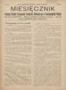 Miesięcznik Polskiego Związku Pracowników Przemysłu Cukrowniczego w Rzeczypospolitej Polskiej 1926.02.01 R.4 Nr12