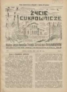 Życie Cukrownicze : miesięcznik : organ Polskiego Związku Pracowników Przemysłu Cukrowniczego w Rzeczypospolitej Polskiej 1927.05.01 R.5 Nr3