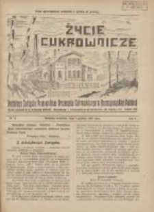 Życie Cukrownicze : miesięcznik : organ Polskiego Związku Pracowników Przemysłu Cukrowniczego w Rzeczypospolitej Polskiej 1927.12.01 R.5 Nr11