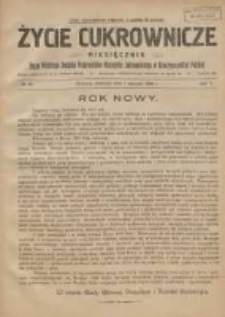 Życie Cukrownicze : miesięcznik : organ Polskiego Związku Pracowników Przemysłu Cukrowniczego w Rzeczypospolitej Polskiej 1928.01.01 R.5 Nr12