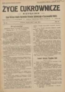 Życie Cukrownicze : miesięcznik : organ Polskiego Związku Pracowników Przemysłu Cukrowniczego w Rzeczypospolitej Polskiej 1928.05.01 R.6 Nr4/5