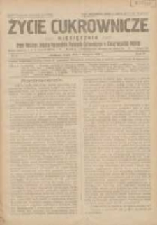 Życie Cukrownicze : miesięcznik : organ Polskiego Związku Pracowników Przemysłu Cukrowniczego w Rzeczypospolitej Polskiej 1928.08.01 R.6 Nr8