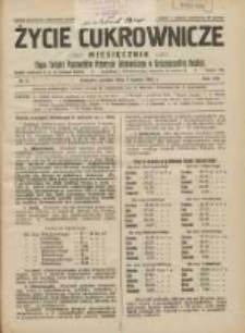 Życie Cukrownicze : miesięcznik : organ Polskiego Związku Pracowników Przemysłu Cukrowniczego w Rzeczypospolitej Polskiej 1930.03.01 R.8 Nr3