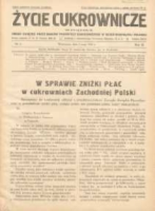 Życie Cukrownicze : miesięcznik : organ Polskiego Związku Pracowników Przemysłu Cukrowniczego w Rzeczypospolitej Polskiej 1931.05.01 R.9 Nr5