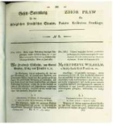 Gesetz-Sammlung für die Königlichen Preussischen Staaten. 1831 No8