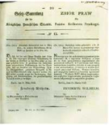 Gesetz-Sammlung für die Königlichen Preussischen Staaten. 1832 No13