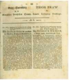 Gesetz-Sammlung für die Königlichen Preussischen Staaten. 1836 No5