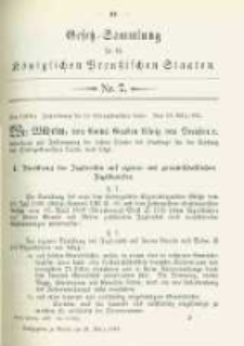 Gesetz-Sammlung für die Königlichen Preussischen Staaten. 1902.03.21 No7