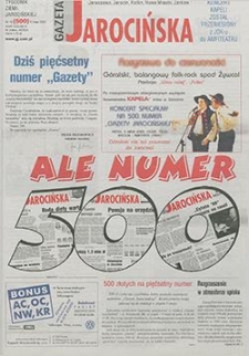 Gazeta Jarocińska 2000.05.05 Nr18(500)