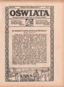 Oświata: bezpłatny dodatek tygodniowy do "Gazety Polskiej" 1933.04.23 R.21 Nr17