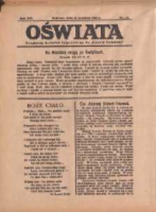 Oświata: bezpłatny dodatek tygodniowy do "Gazety Polskiej" 1933.06.18 R.21 Nr25