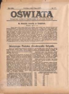 Oświata: bezpłatny dodatek tygodniowy do "Gazety Polskiej" 1933.07.02 R.21 Nr27