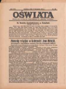 Oświata: bezpłatny dodatek tygodniowy do "Gazety Polskiej" 1933.11.12 R.21 Nr46