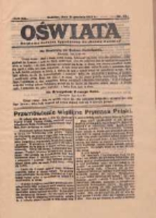 Oświata: bezpłatny dodatek tygodniowy do "Gazety Polskiej" 1933.12.31 R.21 Nr53