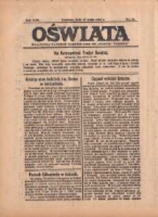 Oświata: bezpłatny dodatek tygodniowy do "Gazety Polskiej" 1934.05.27 R.22 Nr21