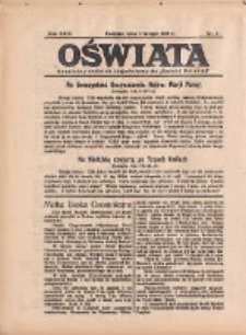 Oświata: bezpłatny dodatek tygodniowy do "Gazety Polskiej" 1935.02.03 R.23 Nr5