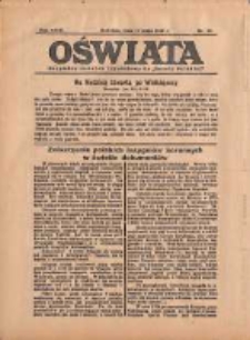 Oświata: bezpłatny dodatek tygodniowy do "Gazety Polskiej" 1935.05.19 R.23 Nr20