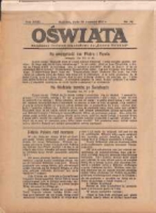 Oświata: bezpłatny dodatek tygodniowy do "Gazety Polskiej" 1935.06.30 R.23 Nr26