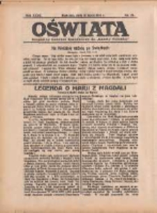 Oświata: bezpłatny dodatek tygodniowy do "Gazety Polskiej" 1935.07.21 R.23 Nr29