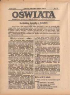 Oświata: bezpłatny dodatek tygodniowy do "Gazety Polskiej" 1935.09.22 R.23 Nr38