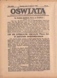 Oświata: bezpłatny dodatek tygodniowy do "Gazety Polskiej" 1935.11.17 R.23 Nr46