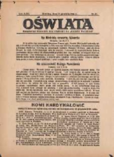 Oświata: bezpłatny dodatek tygodniowy do "Gazety Polskiej" 1935.12.22 R.23 Nr51