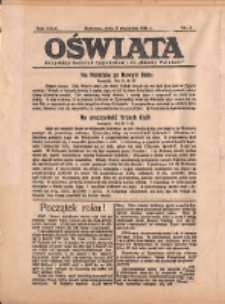Oświata: bezpłatny dodatek tygodniowy do "Gazety Polskiej" 1936.01.05 R.24 Nr1