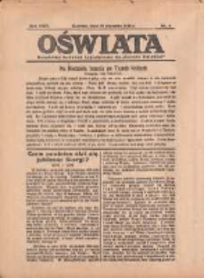 Oświata: bezpłatny dodatek tygodniowy do "Gazety Polskiej" 1936.01.26 R.24 Nr4