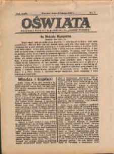 Oświata: bezpłatny dodatek tygodniowy do "Gazety Polskiej" 1936.02.16 R.24 Nr7