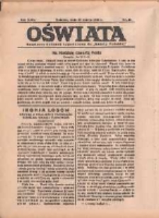 Oświata: bezpłatny dodatek tygodniowy do "Gazety Polskiej" 1936.03.22 R.24 Nr12