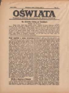 Oświata: bezpłatny dodatek tygodniowy do "Gazety Polskiej" 1937.07.04 R.25 Nr27