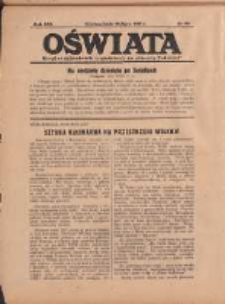 Oświata: bezpłatny dodatek tygodniowy do "Gazety Polskiej" 1937.07.25 R.25 Nr30