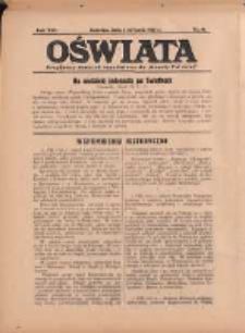 Oświata: bezpłatny dodatek tygodniowy do "Gazety Polskiej" 1937.08.01 R.25 Nr31