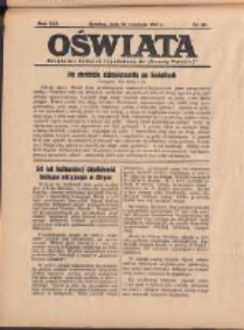 Oświata: bezpłatny dodatek tygodniowy do "Gazety Polskiej" 1937.09.26 R.25 Nr39
