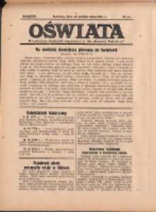 Oświata: bezpłatny dodatek tygodniowy do "Gazety Polskiej" 1937.10.10 R.25 Nr41