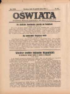 Oświata: bezpłatny dodatek tygodniowy do "Gazety Polskiej" 1937.10.31 R.25 Nr44