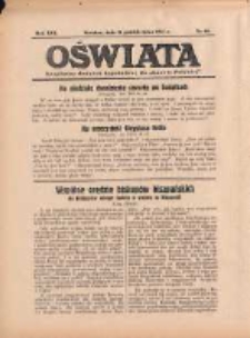 Oświata: bezpłatny dodatek tygodniowy do "Gazety Polskiej" 1937.10.31 R.25 Nr44