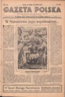 Gazeta Polska: codzienne pismo polsko-katolickie dla wszystkich stan&oacute;w 1937.12.25 R.41 Nr297