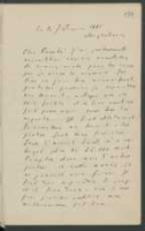 List Józefa Ignacego Kraszewskiego do Wawrzyńca Benzelstjerny-Engeströma z 7 lutego 1885 roku