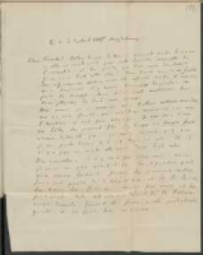 List Józefa Ignacego Kraszewskiego do Wawrzyńca Benzelstjerny-Engeströma z 2 lipca 1885 roku