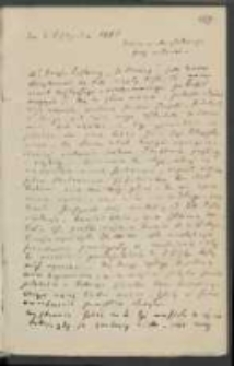 List Józefa Ignacego Kraszewskiego do Wawrzyńca Benzelstjerny-Engeströma z 1 listopada 1885 roku
