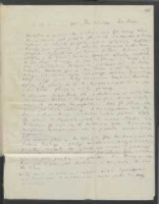List Józefa Ignacego Kraszewskiego do Wawrzyńca Benzelstjerny-Engeströma z 23 listopada 1885 roku
