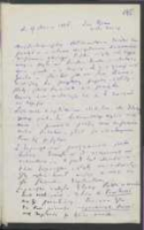 List Józefa Ignacego Kraszewskiego do Wawrzyńca Benzelstjerny-Engeströma z 17 marca 1886 roku