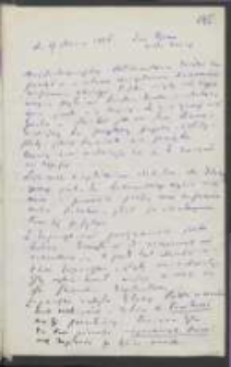 List Józefa Ignacego Kraszewskiego do Wawrzyńca Benzelstjerny-Engeströma z 17 marca 1886 roku