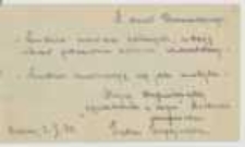 Wpis do sztambucha z aforyzmem Józefa Ignacego Kraszewskiego, 1935 r.