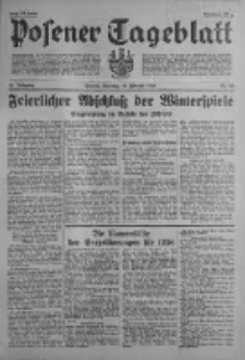 Posener Tageblatt 1936.02.18 Jg.75 Nr40